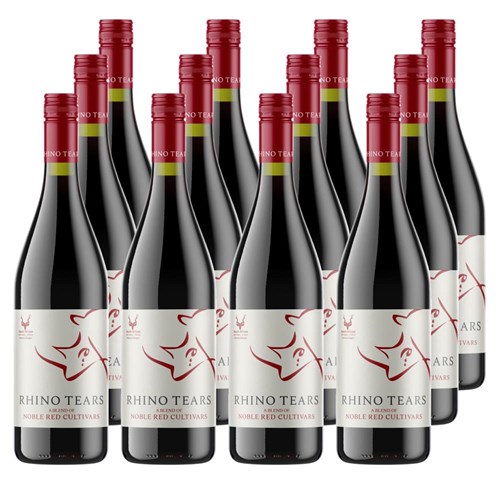 Case of 12 Rhino Tears Noble Read Cultivars 75cl Red Wine